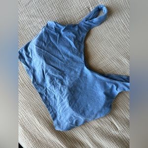 Aerie XL Sports bra. Least support. Blue washed color. Never worn.